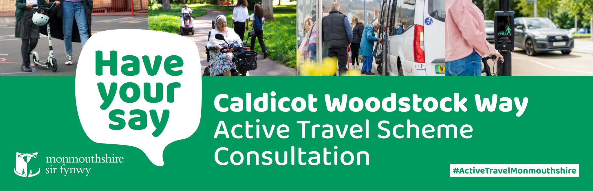 Active Travel Scheme Woodstock Way, Caldicot